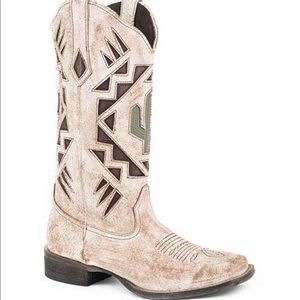 Roper Saguaro Antique Western Boots